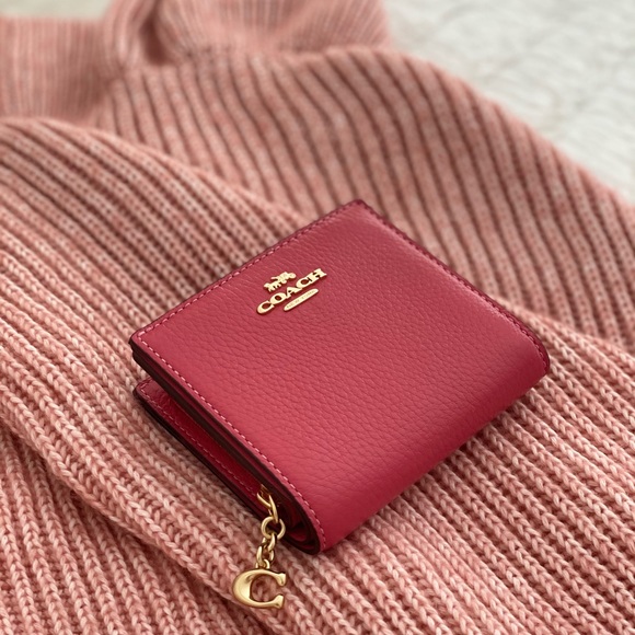 🆕 COACH | Pink Strawberry Haze Purse Satchel & Snap Wallet Bundle - Picture 15 of 16